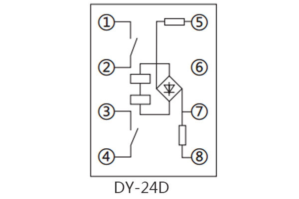 二,dy-24d继电器接线图