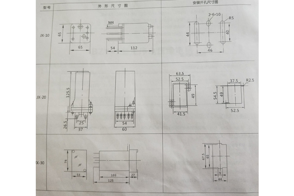 开孔尺寸