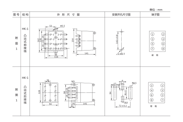 DT-13/254开孔尺寸图