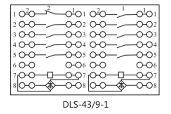 DLS-43/9-1开孔尺寸图