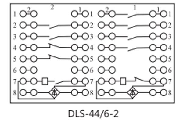 DLS-44/6-2接线图 DLS-44/6-2接线图