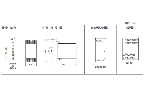 开孔尺寸